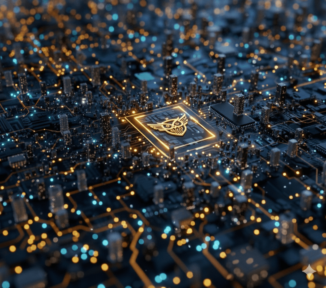 Abstract cybersecurity background