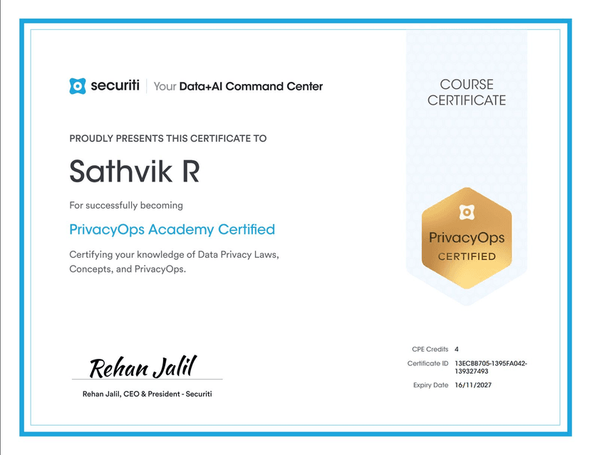 PrivacyOps Academy Certification