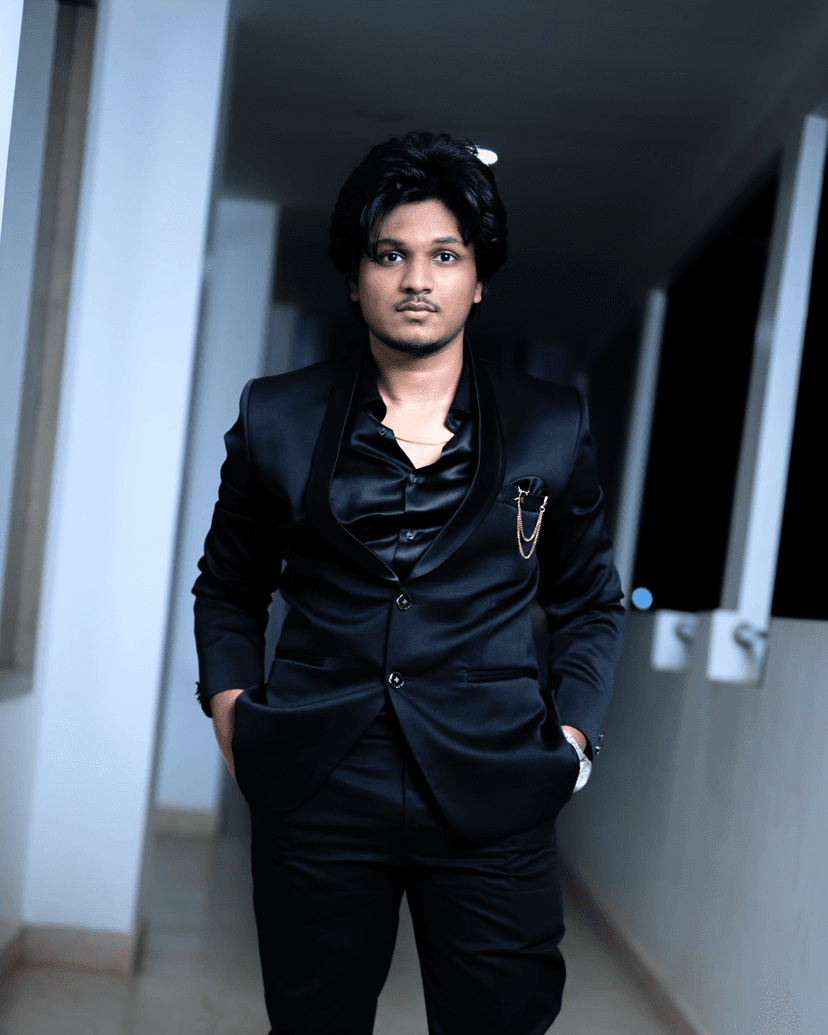 A portrait of Sathvik R, the founder of Alcyone Secure.